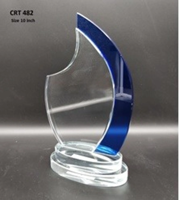 Blue Crystal Awards and Trophies CRT 482 - Bangalore 24 hrs up to 72 hours / Other Cities 4 to 7 days.